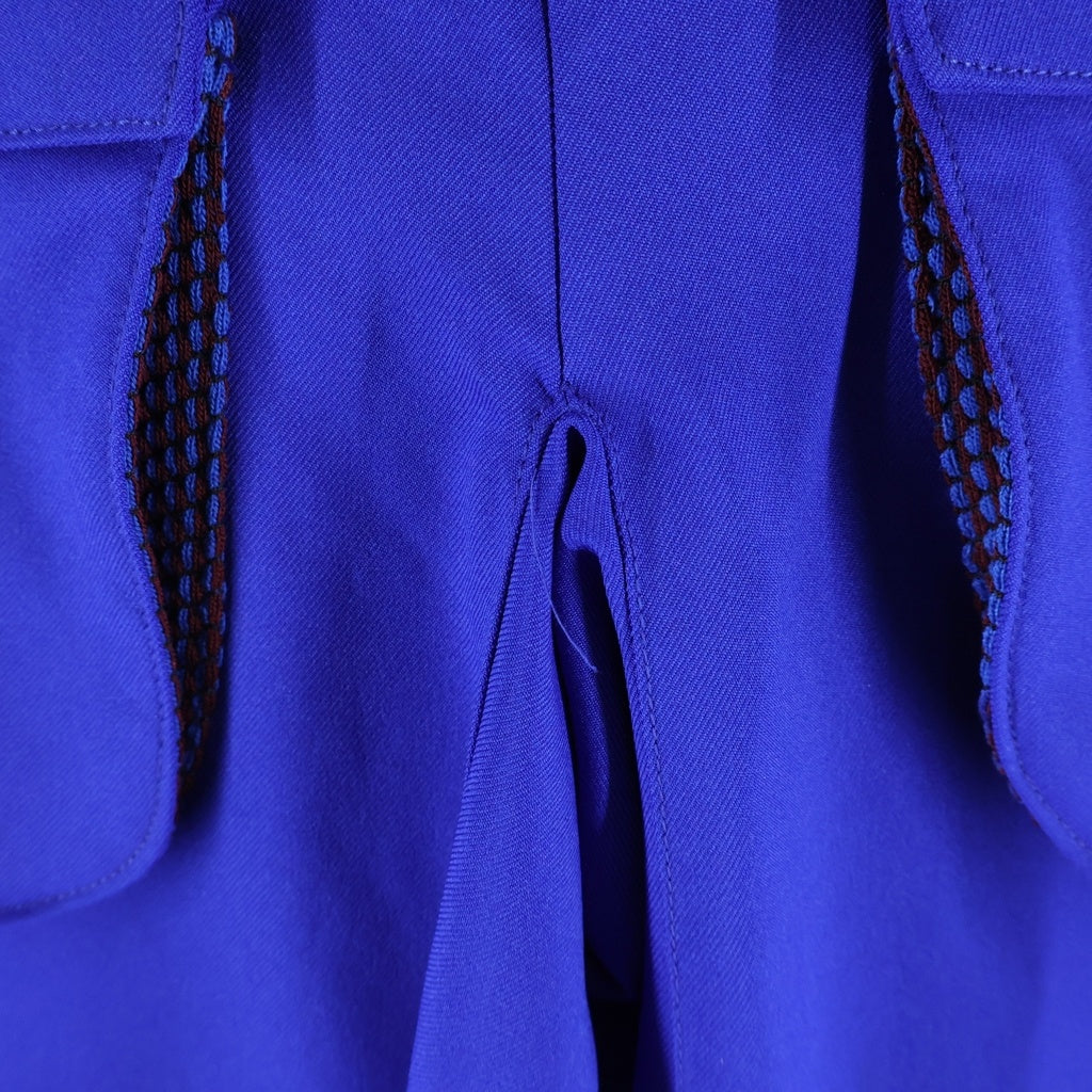 NO BRAND(ノーブランド) SHINYAKOZUKA M-PANTALON パンタロンカーゴパンツ ワイドパンツ ブルー 2402SK72