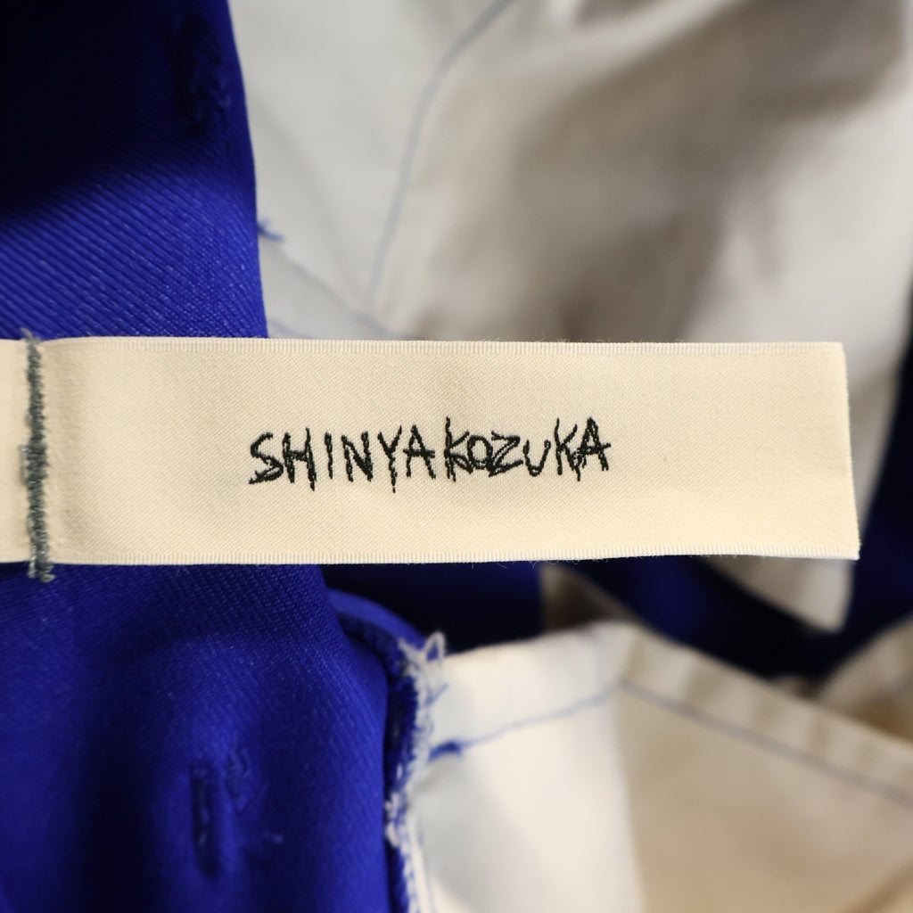 NO BRAND(ノーブランド) SHINYAKOZUKA M-PANTALON パンタロンカーゴパンツ ワイドパンツ ブルー 2402SK72