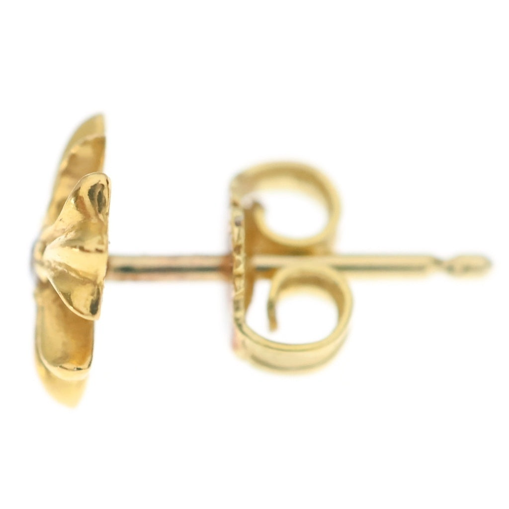 CHROME HEARTS(クロムハーツ) 22K No2 CH PLS 1DIA CHプラス スタッドピアス 1ダイヤ ゴールド BCA021