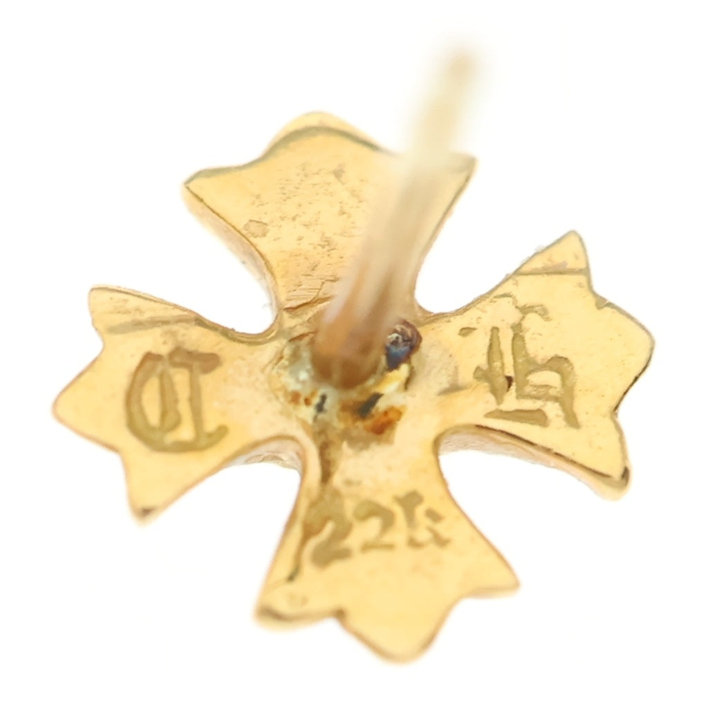 CHROME HEARTS(クロムハーツ) 22K No2 CH PLS 1DIA CHプラス スタッドピアス 1ダイヤ ゴールド BCA021