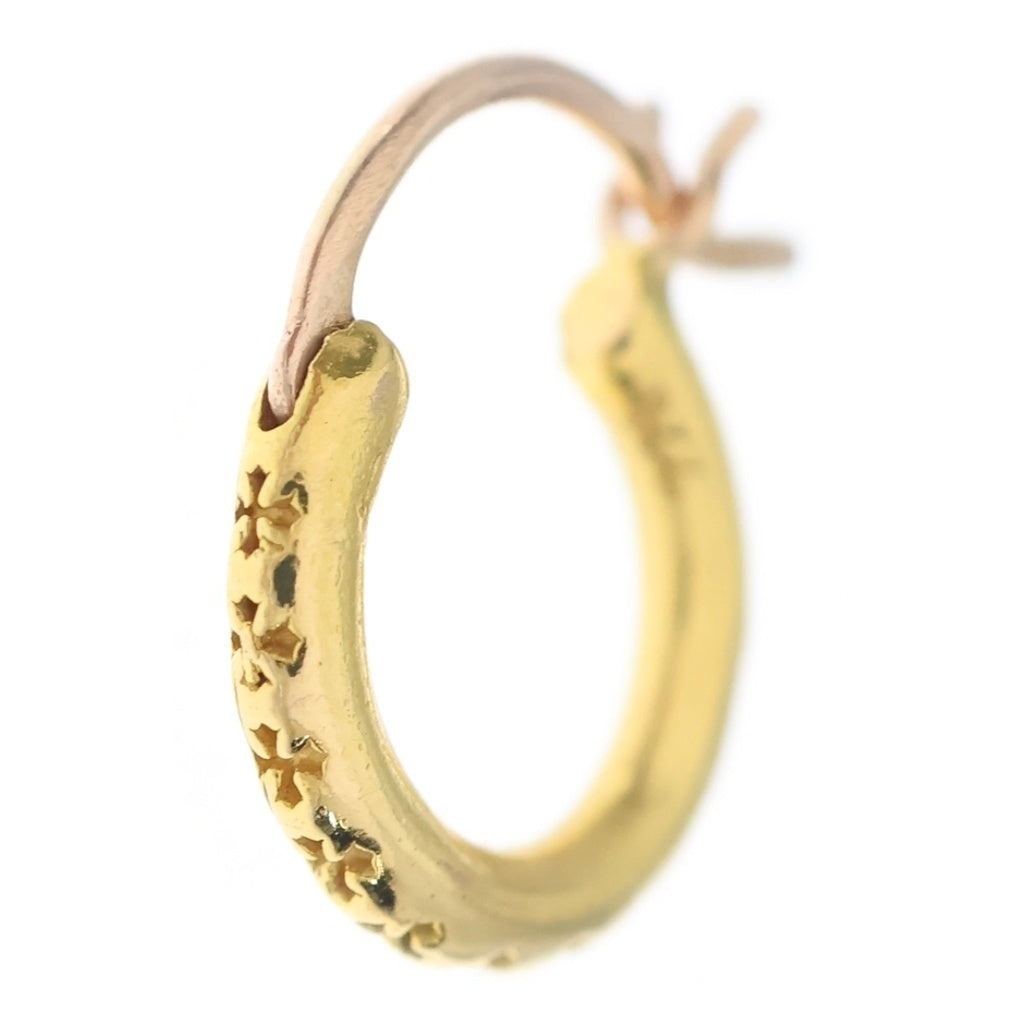 CHROME HEARTS(クロムハーツ) 22K HOOP TFL SML スモールTFLフープ