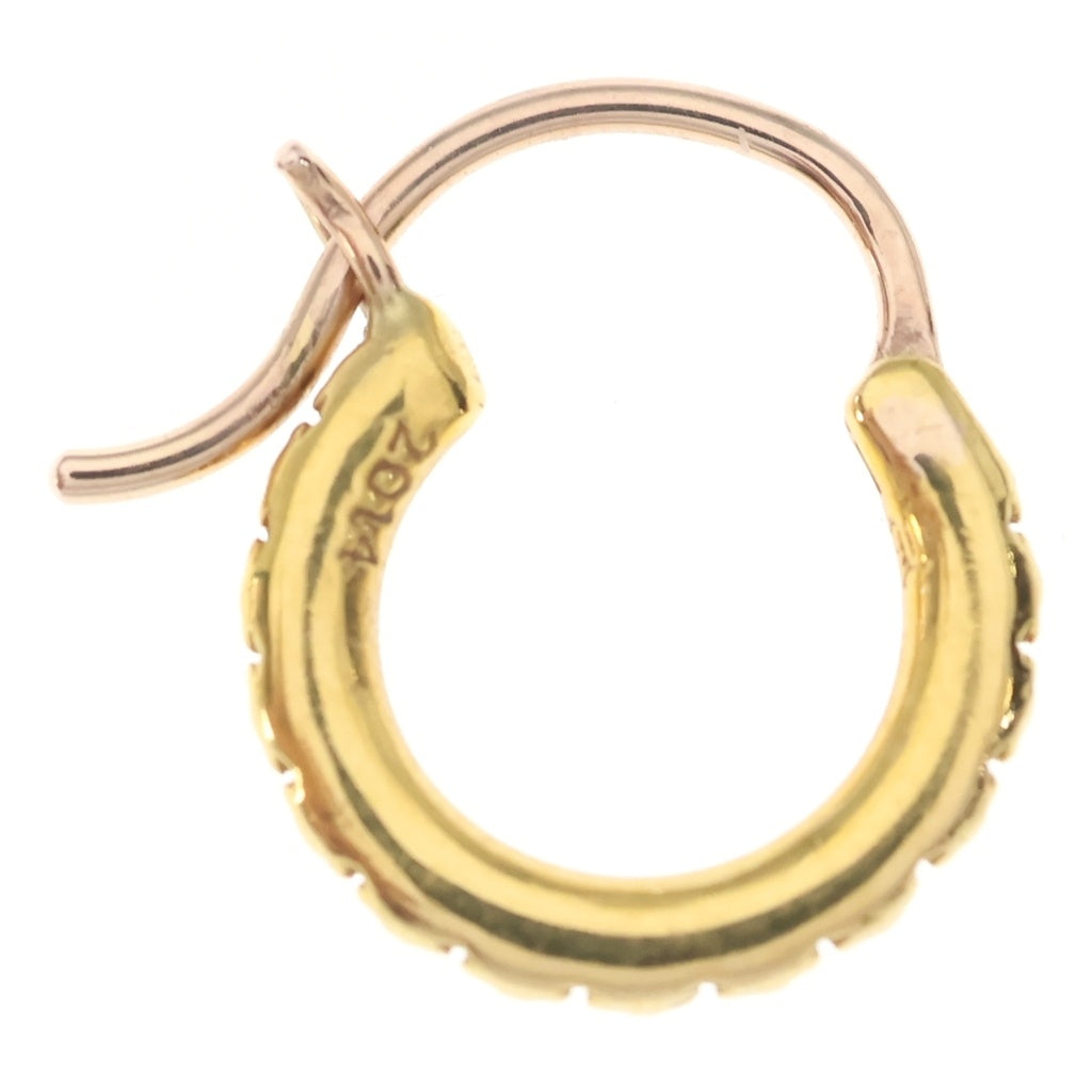 CHROME HEARTS(クロムハーツ) 22K HOOP TFL SML スモールTFLフープピアス ゴールド