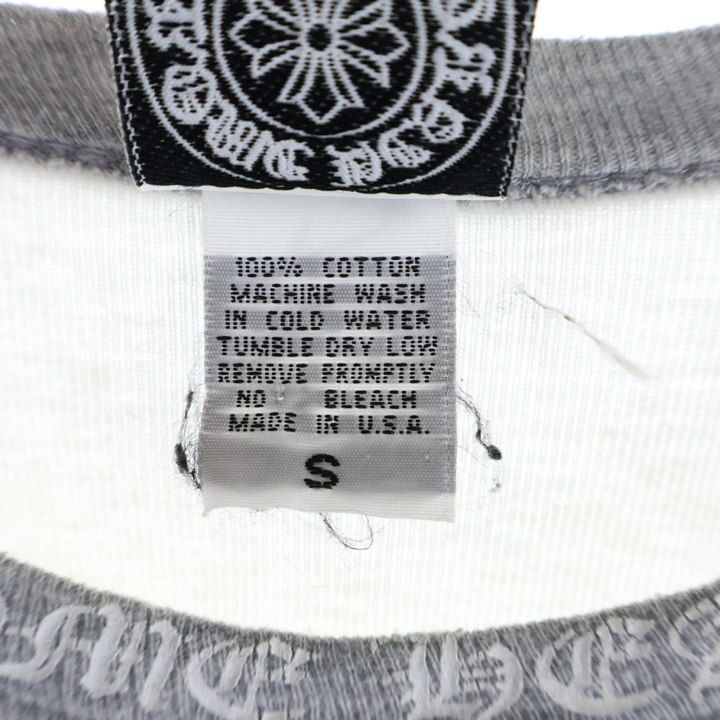 CHROME HEARTS(クロムハーツ) OLD L/S Tee オールド ロングスリーブ ラグラン 長袖Tシャツ カットソー ホワイト/グレー