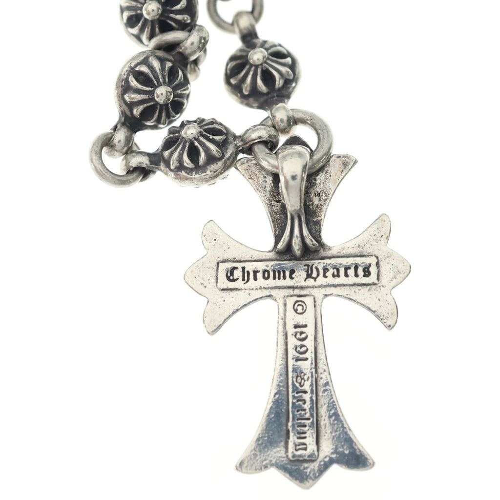 CHROME HEARTS(クロムハーツ) #1 CRSBL CHN SML CH CRS クロスボールチェーン スモールCHクロス ネックレス シルバー BCA193