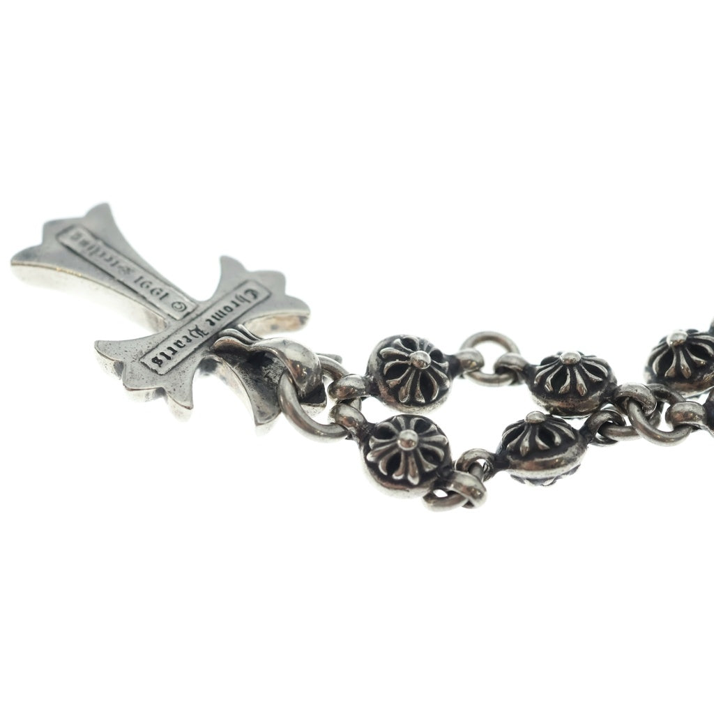CHROME HEARTS(クロムハーツ) #1 CRSBL CHN SML CH CRS クロスボールチェーン スモールCHクロス ネックレス シルバー BCA193