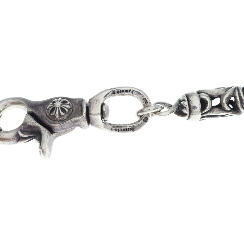 CHROME HEARTS(クロムハーツ) ROLLER LONG-T 2クリップ 9LINKロングローラー ウォレットチェーン シルバー