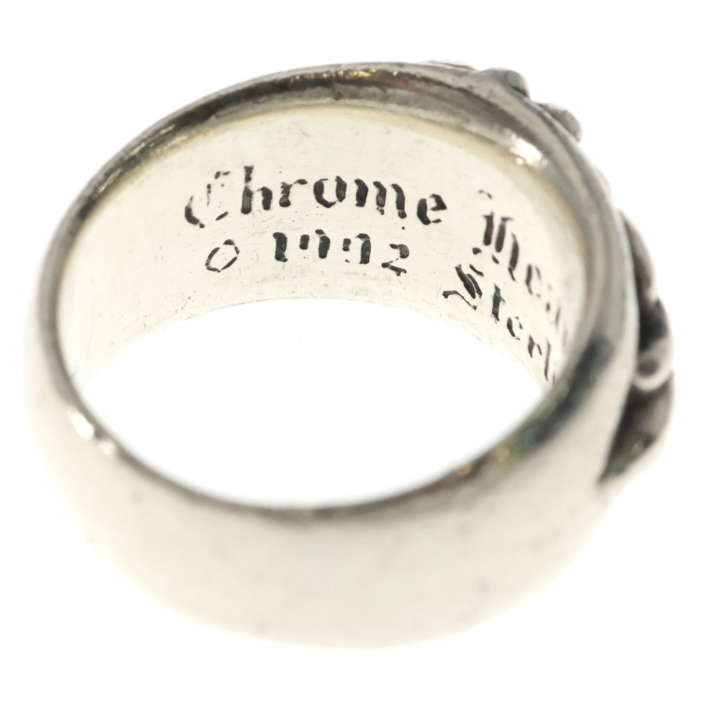 CHROME HEARTS(クロムハーツ) FLRL CRS DMND フローラルクロス アフターPAVEダイヤ シルバー