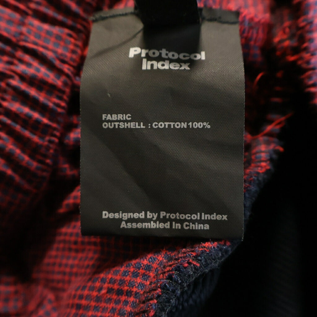 NO BRAND(ノーブランド) プロトコルインデックス Protocol Index 3 LAYERED SWEAT PANTS レイヤードスウェットロングパンツ マルチ