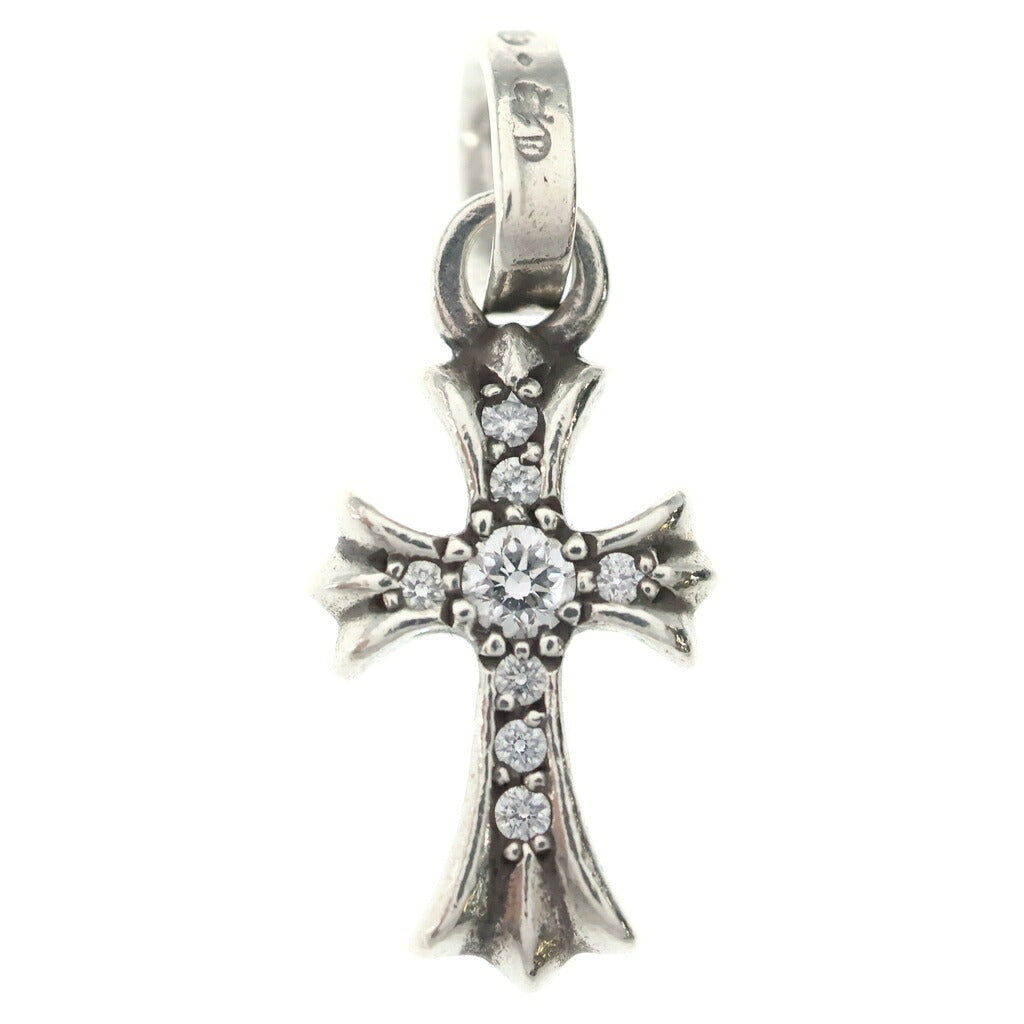 CHROME HEARTS(クロムハーツ) CRS BBYFAT P DMND ベイビーファットクロス PAVEダイヤ ペンダントトップ シルバーBCA234