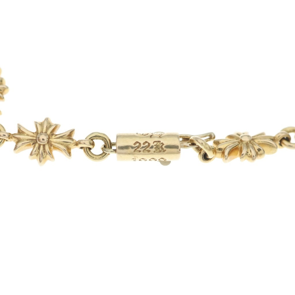 CHROME HEARTS(クロムハーツ) 22K TNY E CH PLS タイニーE CHプラス ブレスレット ゴールド BCA027