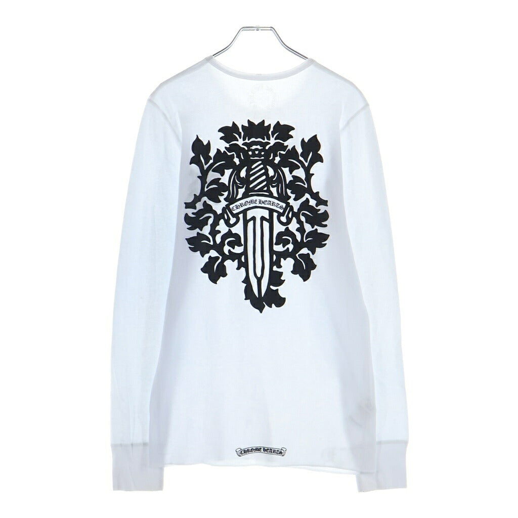 CHROME HEARTS(クロムハーツ) Thermal L S ヴァインダガープリントサーマル長袖カットソー ホワイト