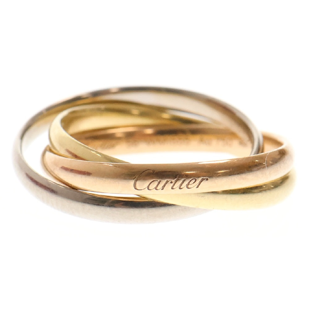 Cartier(カルティエ) トリニティリング 56 指輪 YG×WG×PG イエローゴールゴールド×ホワイトゴール×ピンクゴールド アクセサリー ジュエリー