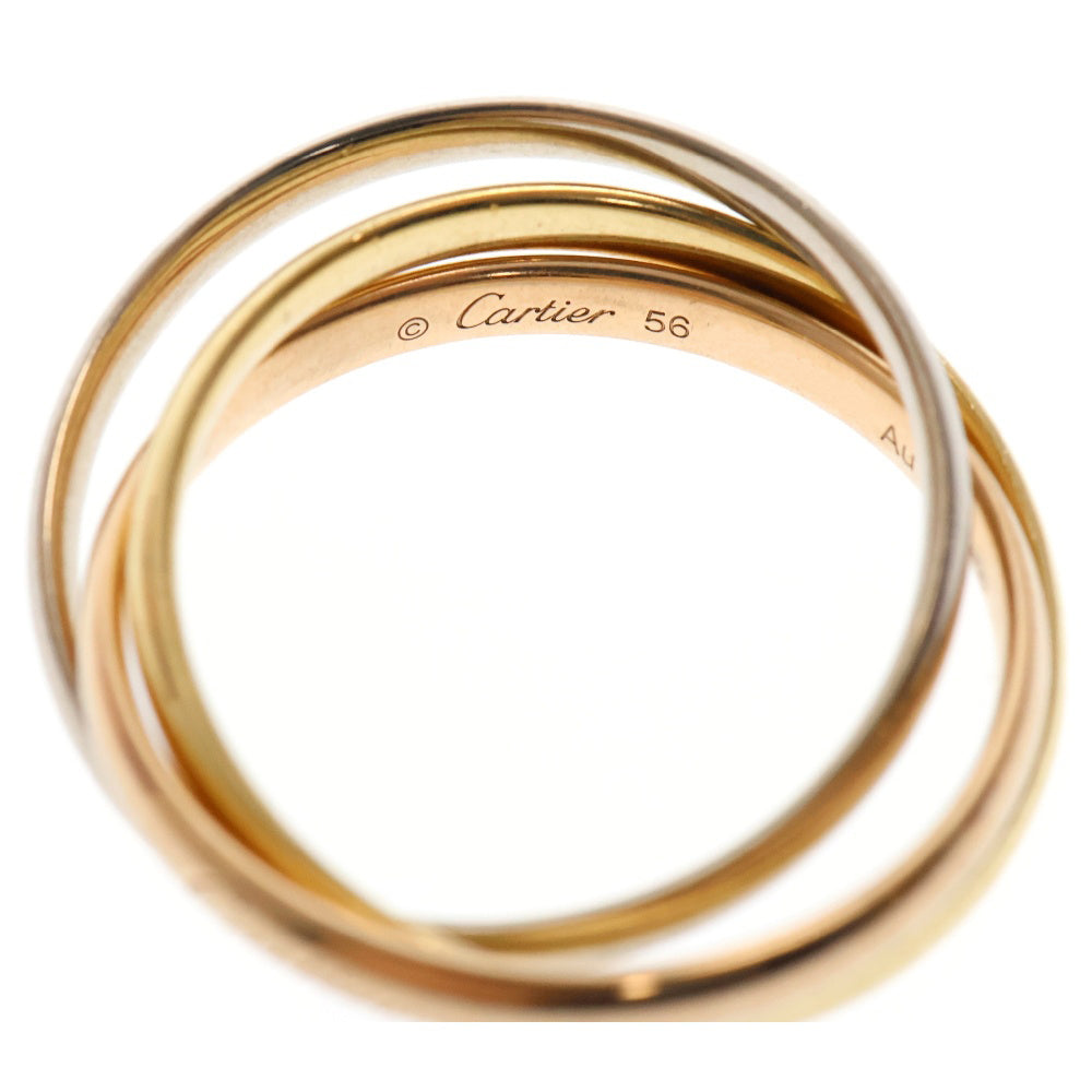 Cartier(カルティエ) トリニティリング 56 指輪 YG×WG×PG イエローゴールゴールド×ホワイトゴール×ピンクゴールド アクセサリー ジュエリー
