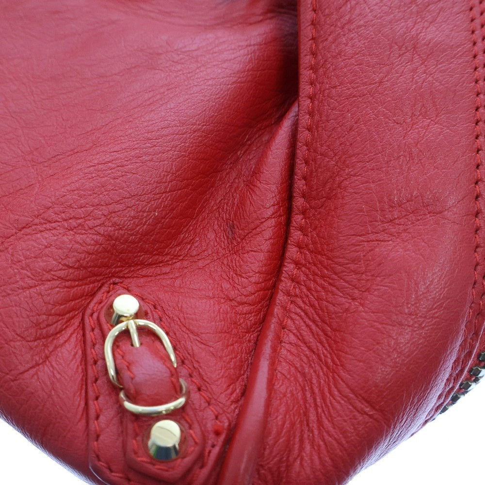BALENCIAGA(バレンシアガ) THE PAPER ペーパー A6 2WAYハンドバッグ レッド 370926