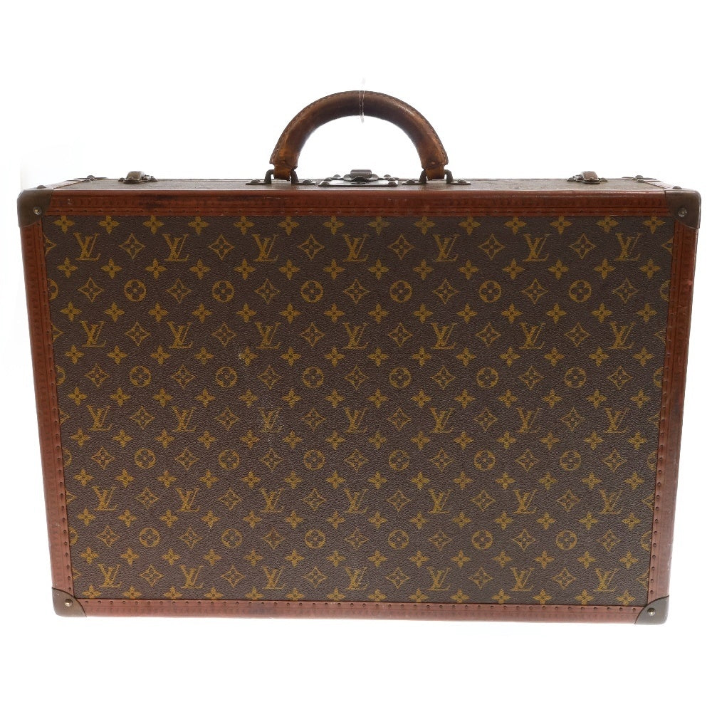 LOUIS VUITTON(ルイヴィトン) モノグラム アルゼール60 トランク バッグ PVCコーティングキャンバス ブラウン
