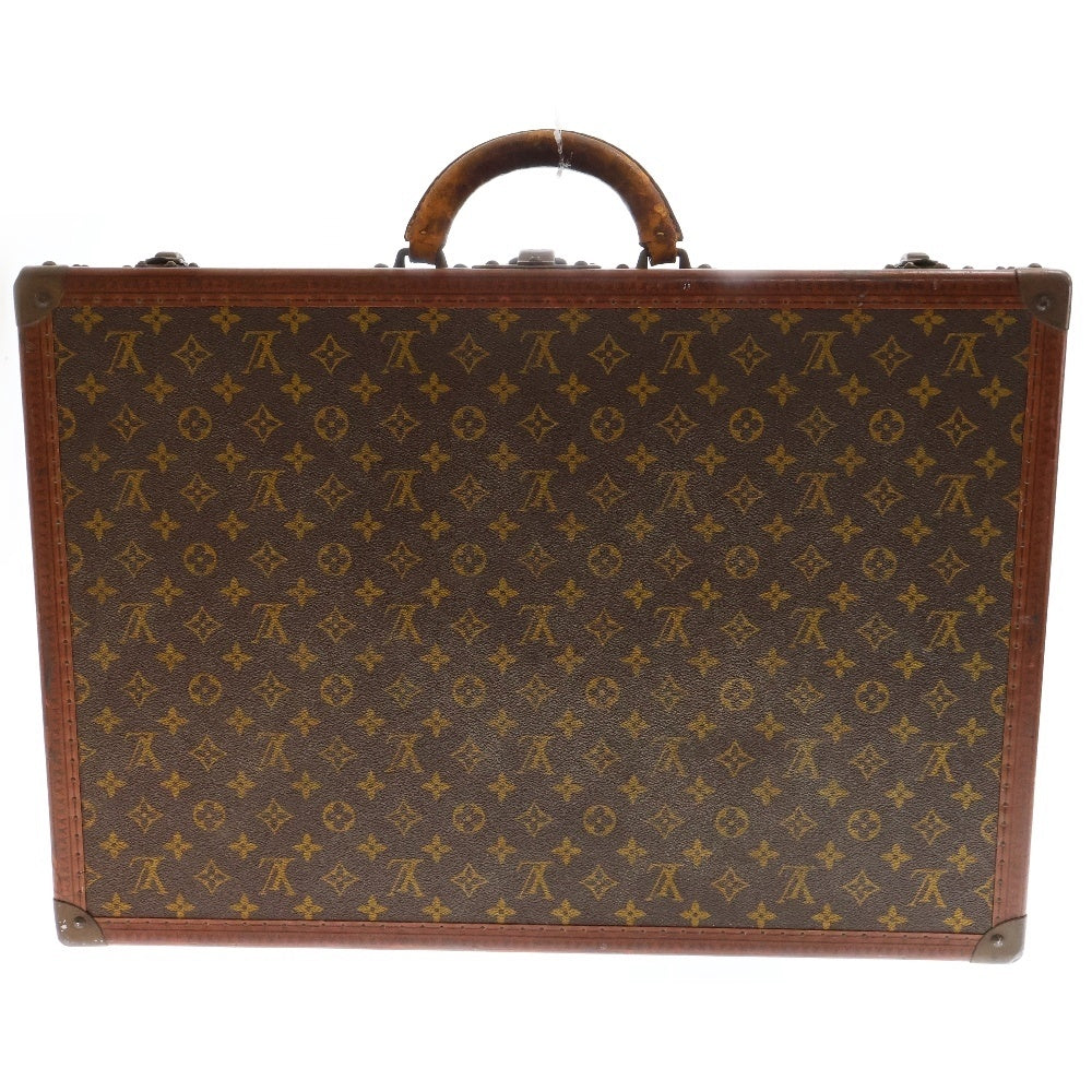 LOUIS VUITTON(ルイヴィトン) モノグラム アルゼール60 トランク バッグ PVCコーティングキャンバス ブラウン