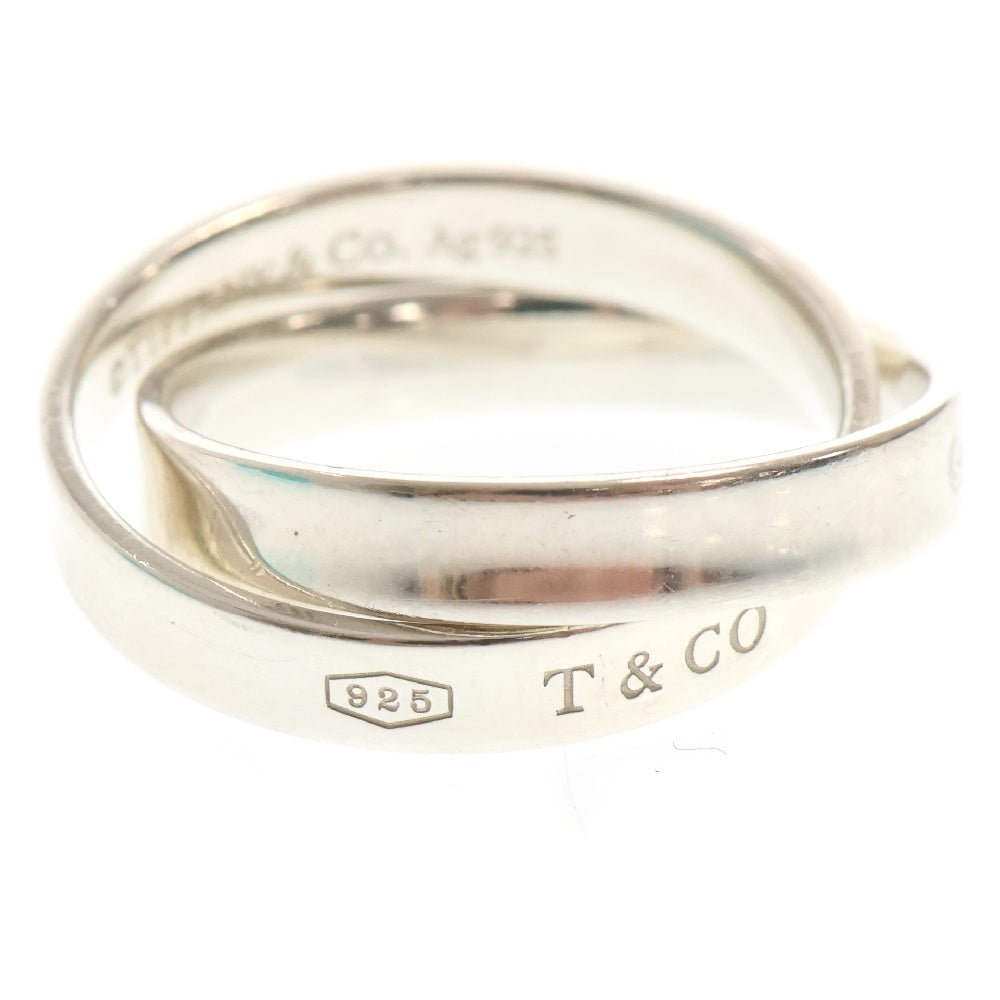 TIFFANY&Co(ティファニー) 1837 インターロッキング サークル ダブル リング Ag925 SV シルバー 指輪 アクセサリー
