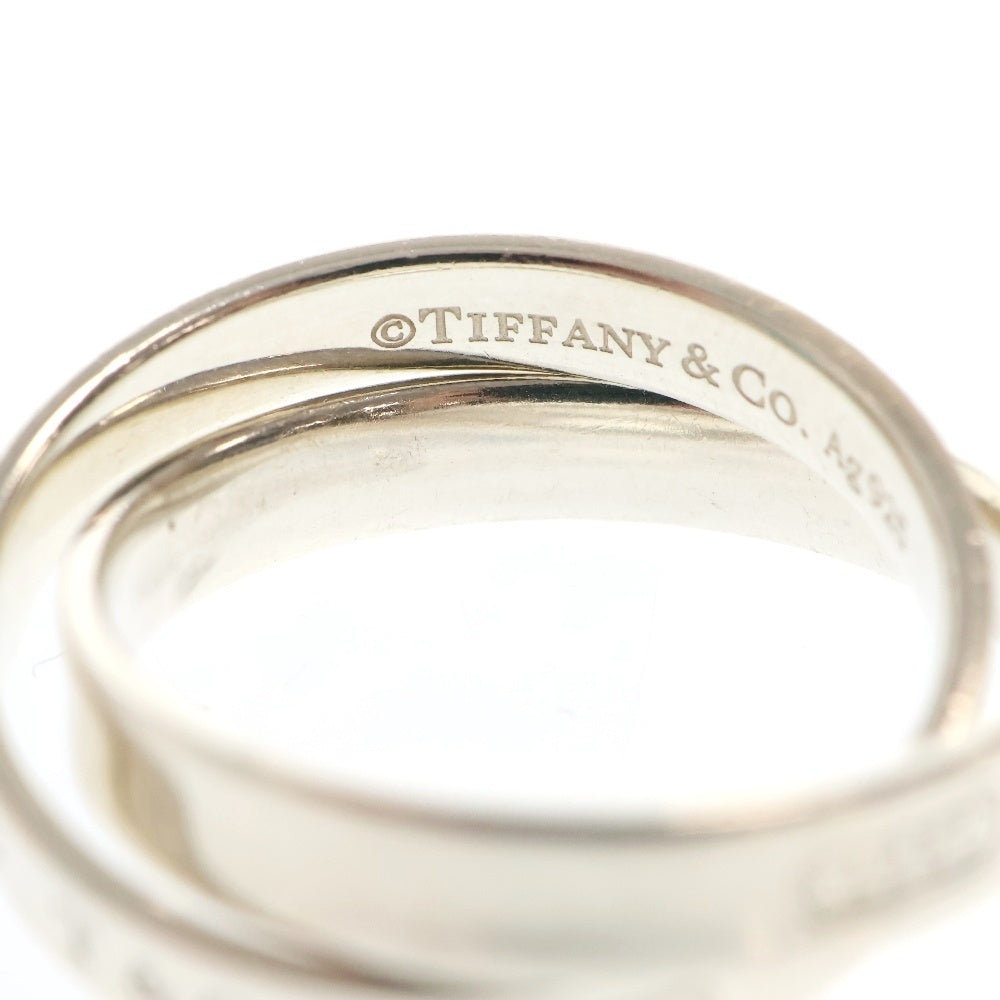 TIFFANY&Co(ティファニー) 1837 インターロッキング サークル ダブル リング Ag925 SV シルバー 指輪 アクセサリー
