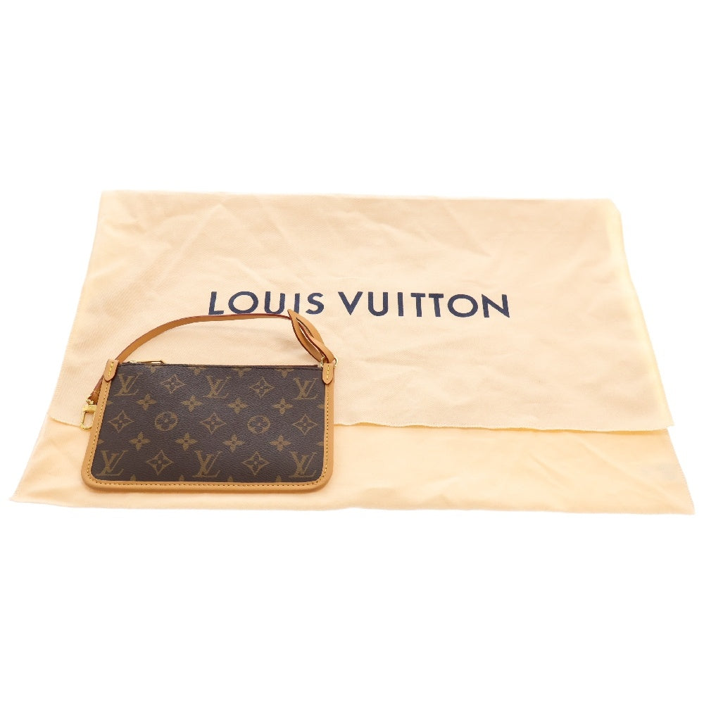 LOUIS VUITTON(ルイヴィトン) モノグラム キャリオールNM PM レザーショルダーバッグ ブラウン M46203