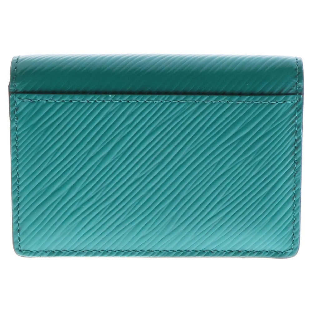 LOUIS VUITTON(ルイヴィトン) エピ ツイスト・ミュルティカルト カードケース グリーン×ブルー ゴールド金具 M68757