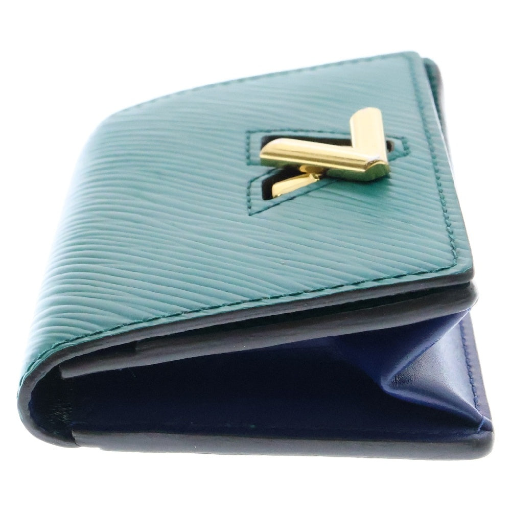 LOUIS VUITTON(ルイヴィトン) エピ ツイスト・ミュルティカルト カードケース グリーン×ブルー ゴールド金具 M68757