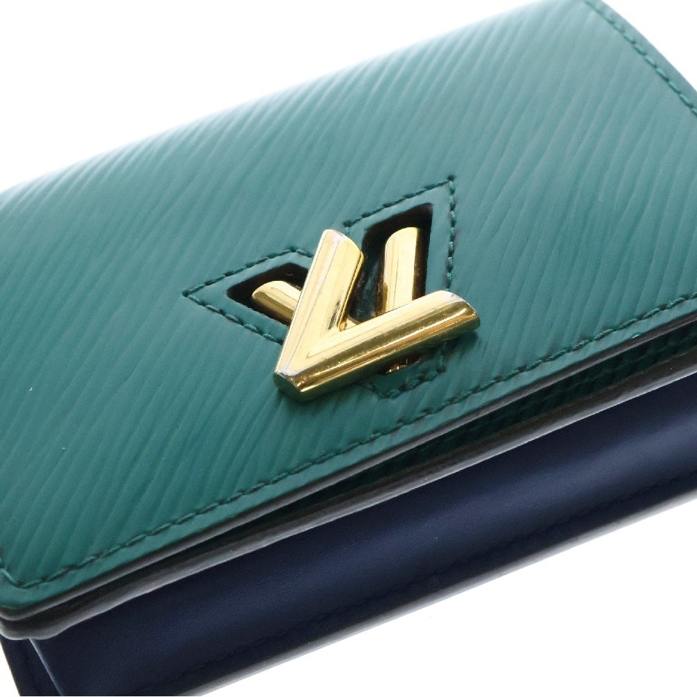 LOUIS VUITTON(ルイヴィトン) エピ ツイスト・ミュルティカルト カードケース グリーン×ブルー ゴールド金具 M68757