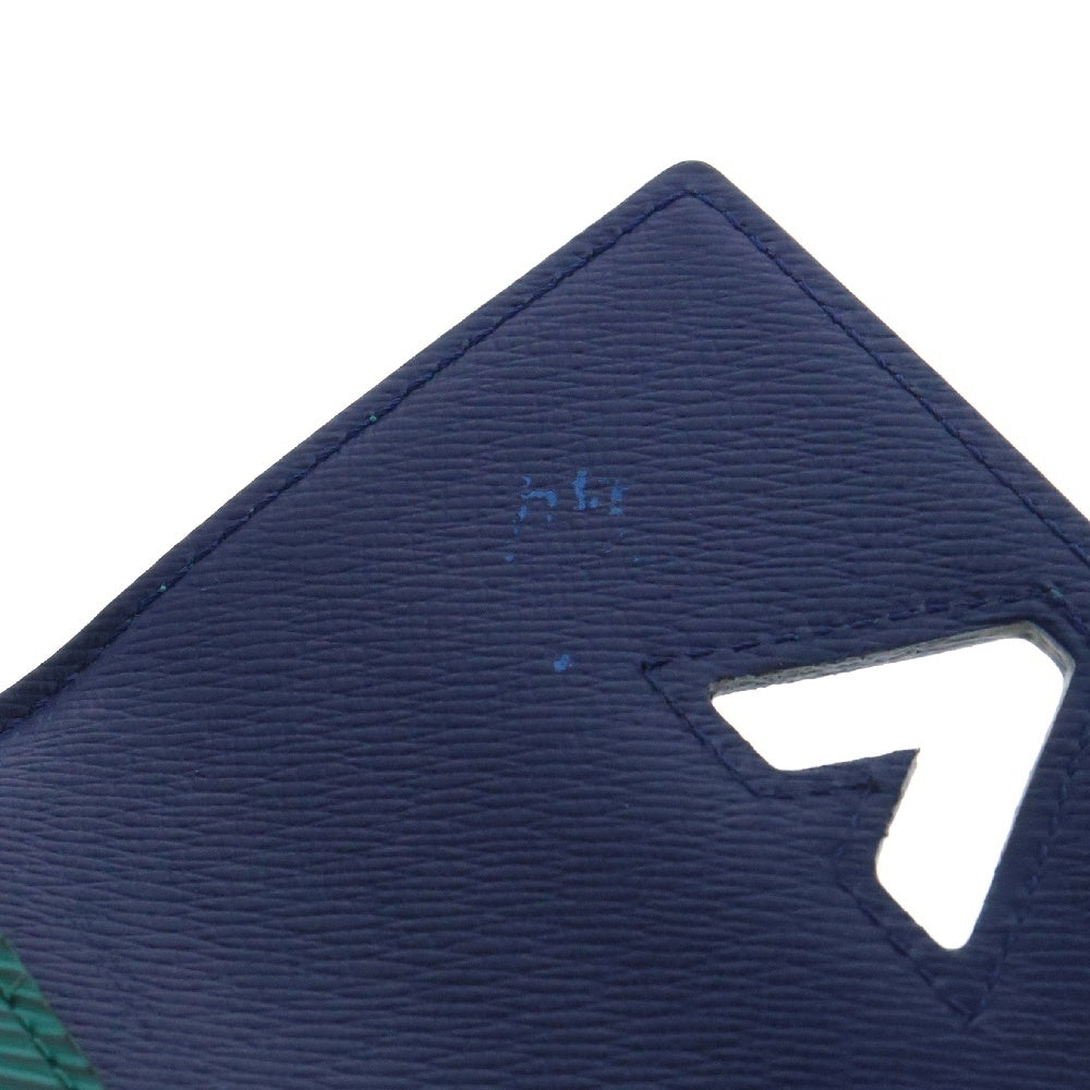 LOUIS VUITTON(ルイヴィトン) エピ ツイスト・ミュルティカルト カードケース グリーン×ブルー ゴールド金具 M68757