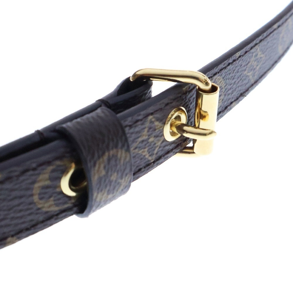 LOUIS VUITTON(ルイヴィトン) モノグラム レザー ショルダーストラップ ブラウン J60068