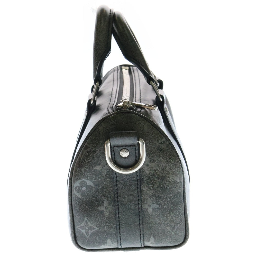 LOUIS VUITTON(ルイヴィトン) モノグラム ブラッシュド キーポルバンドリエール25 グレー 2wayバッグ ミニボストンバッグ ショルダーバッグ RFID M11595
