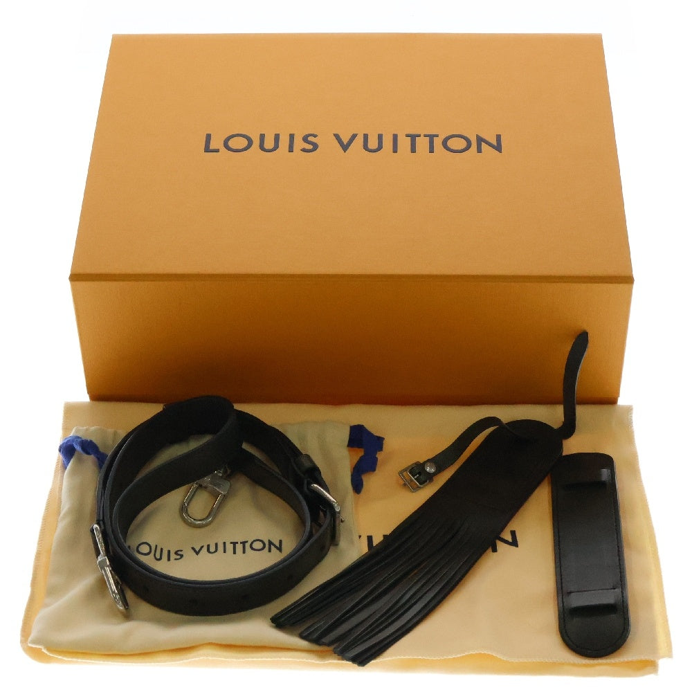LOUIS VUITTON(ルイヴィトン) モノグラム ブラッシュド キーポルバンドリエール25 グレー 2wayバッグ ミニボストンバッグ ショルダーバッグ RFID M11595