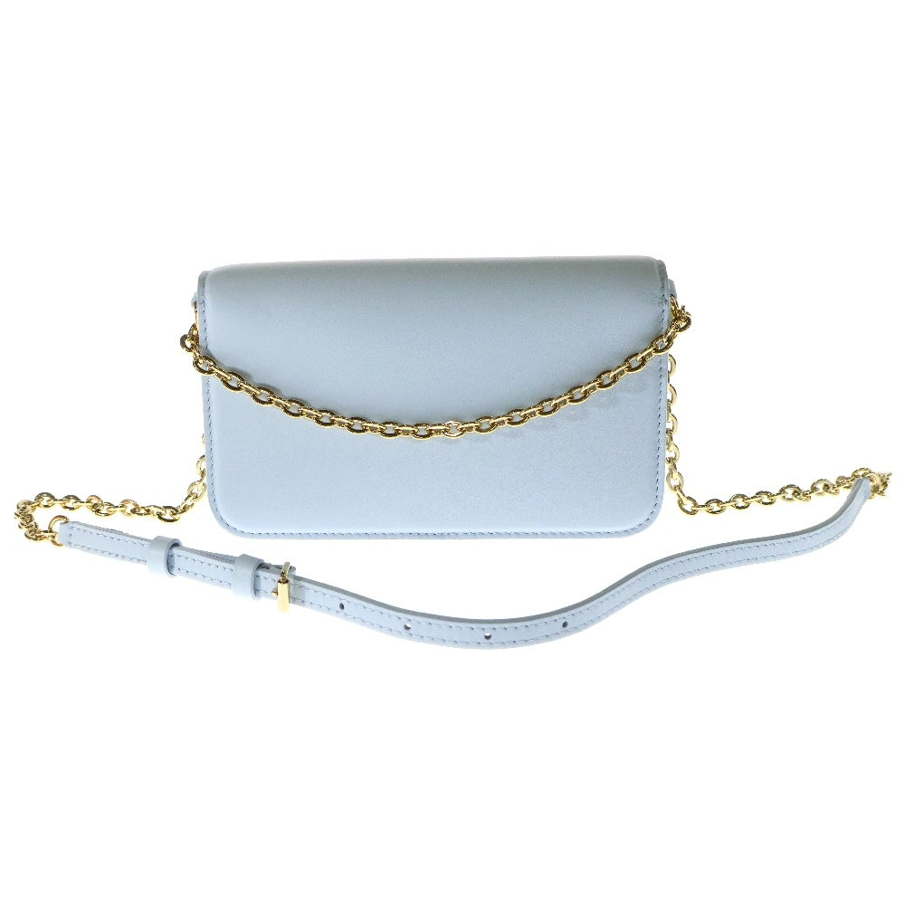 LOUIS VUITTON(ルイヴィトン) ウォレット オン チェーン LVブルーム アズールブルー レザー ショルダーバッグ