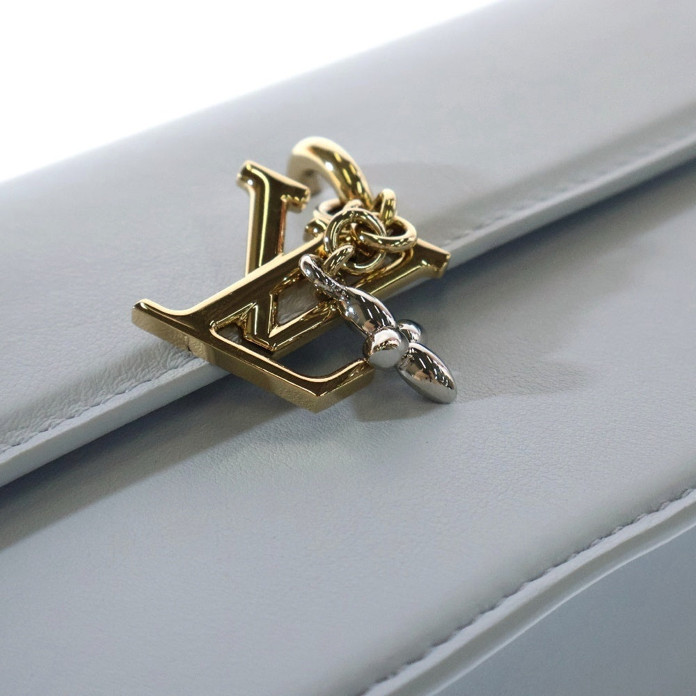 LOUIS VUITTON(ルイヴィトン) ウォレット オン チェーン LVブルーム アズールブルー レザー ショルダーバッグ