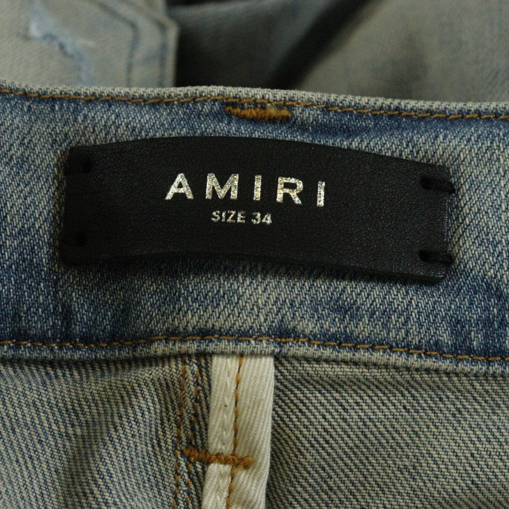 AMIRI(アミリ) デニム クラッシュ加工 ライトブルー W34