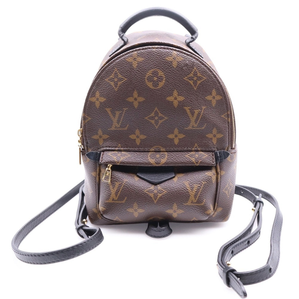 LOUIS VUITTON(ルイヴィトン) モノグラム パームスプリングスMINI バックパック リュック ブラウン PVCレザー M44873