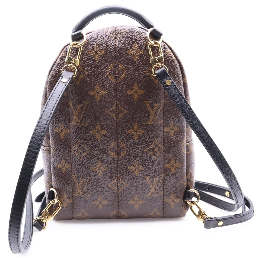 LOUIS VUITTON(ルイヴィトン) モノグラム パームスプリングスMINI バックパック リュック ブラウン PVCレザー M44873