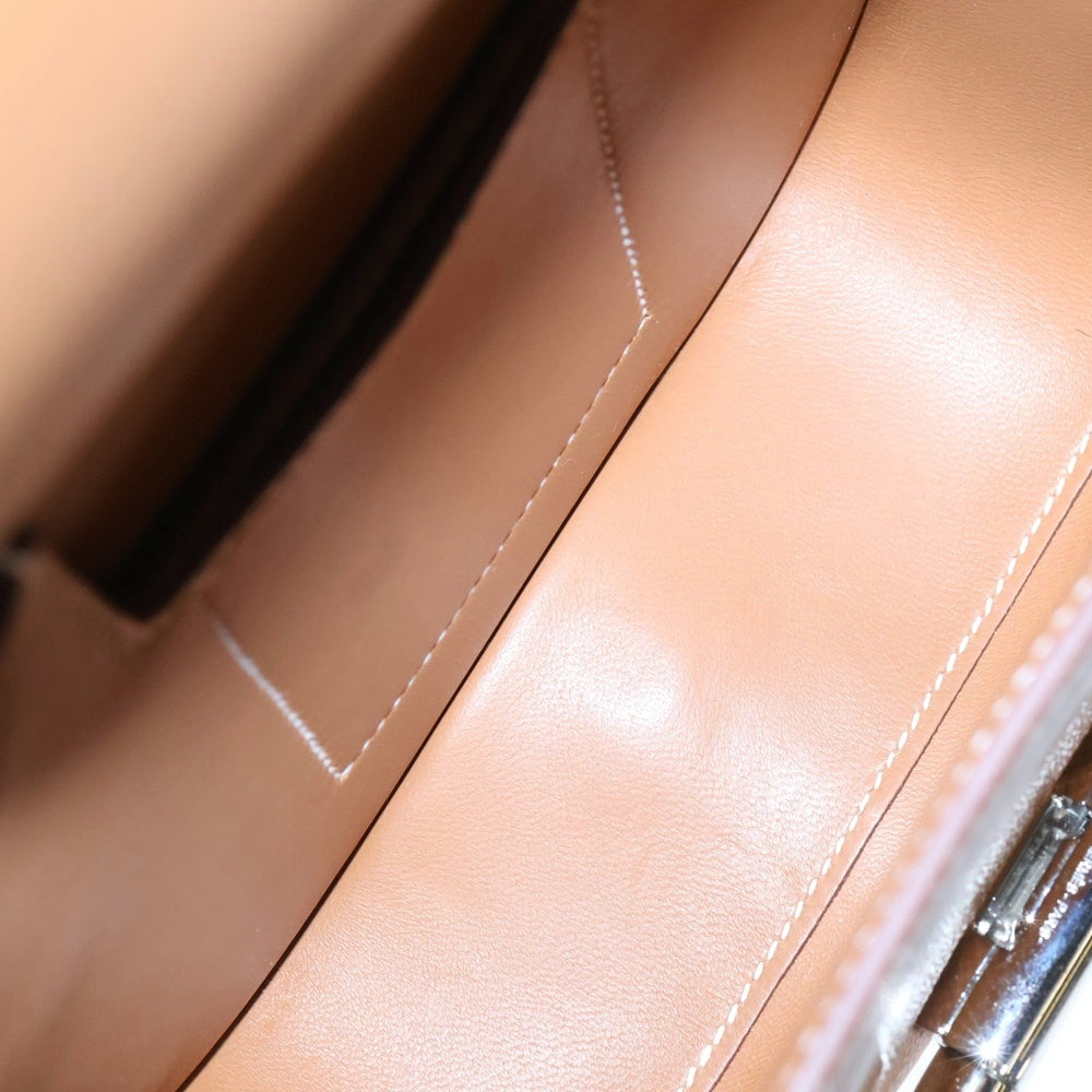 HERMES(エルメス) デッラ・カヴァッレリアミニ II ゴールド エプソン ショルダーバッグ シルバー金具 K刻印