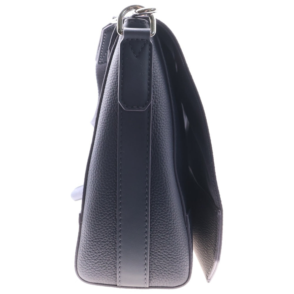 LOUIS VUITTON(ルイヴィトン) アエログラム テイクオフ メッセンジャー M57080 ブラック レザー ショルダーバッグ