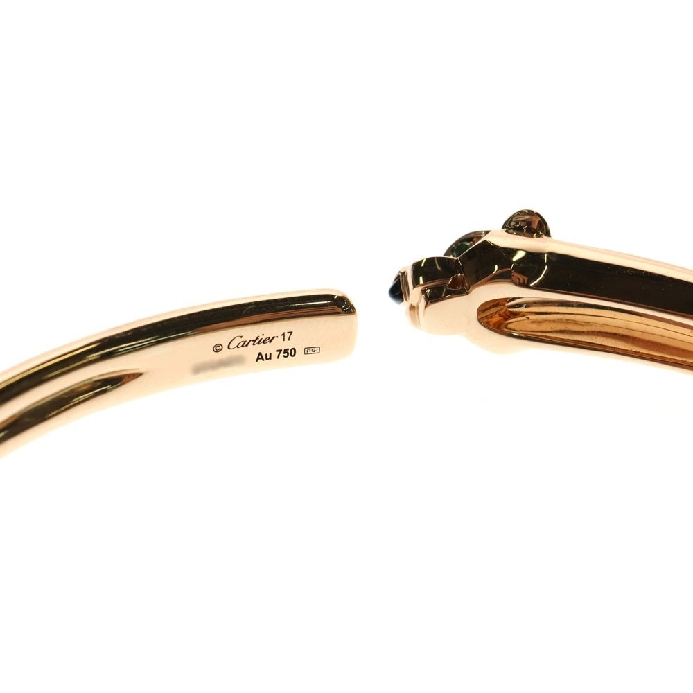 Cartier(カルティエ) パンテール ドゥ カルティエ ブレスレット オニキス ツァボライトガーネット K18 Au750 PG ピンクゴールド
