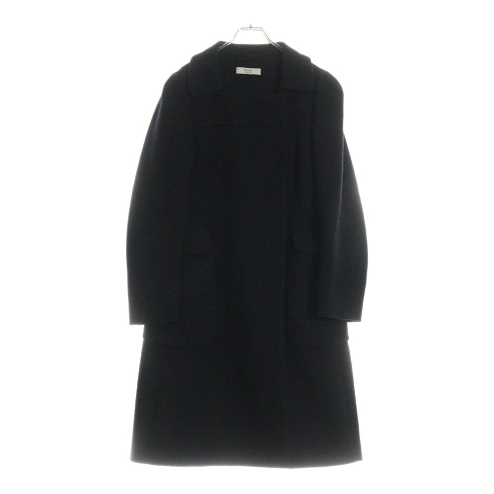 PRADA(プラダ) ロング コート ブラック ウール 44