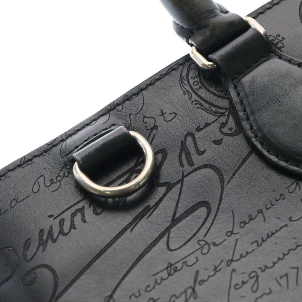 Berluti(ベルルッティ) トゥジュール カリグラフィ トートバッグ ビジネスバッグ グリーン レザー