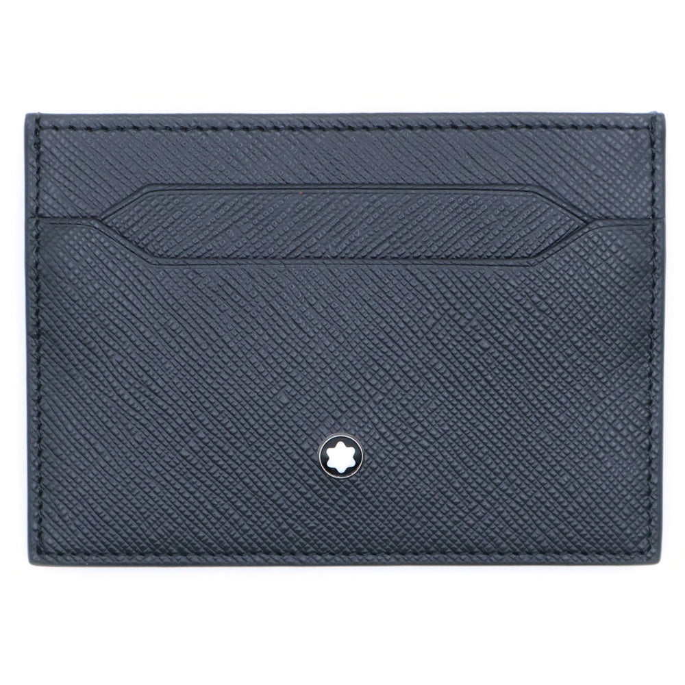 MONTBLANC(モンブラン) ロゴプレート レザー カードケース パスケース ブラック