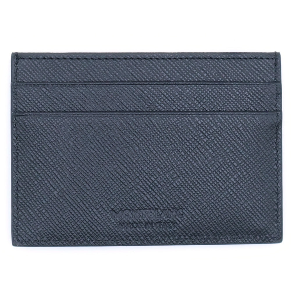 MONTBLANC(モンブラン) ロゴプレート レザー カードケース パスケース ブラック