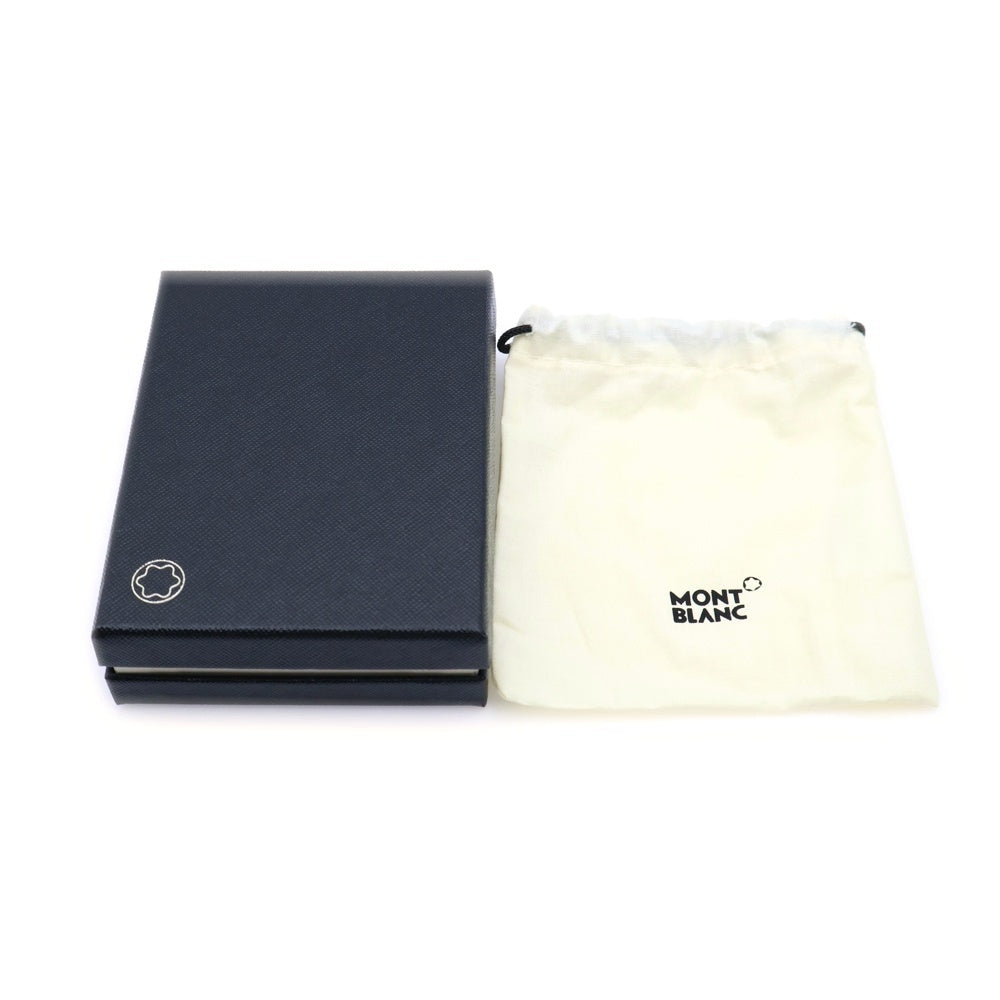 MONTBLANC(モンブラン) ロゴプレート レザー カードケース パスケース ブラック