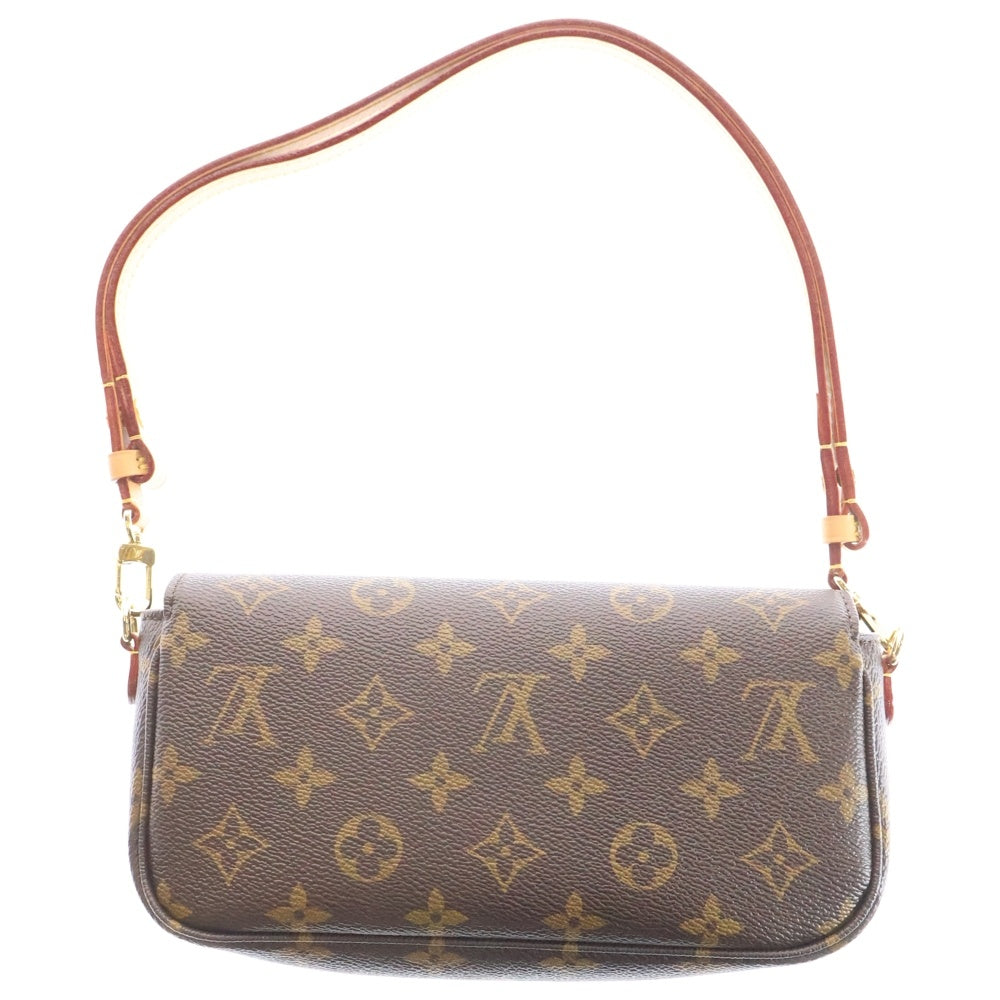 LOUIS VUITTON(ルイヴィトン) モノグラム ウォレット オン チェーン アイビー ショルダーバッグ ポシェット ブラウン PVCレザー RFID M81911