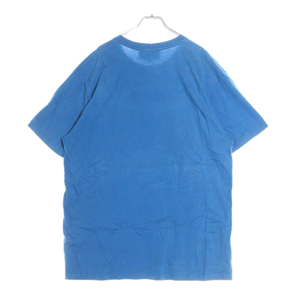 GUCCI(グッチ) レトロスカンク ロゴプリント クルーネック 半袖Tシャツ カットソー ブルー 548334 XJEUJ