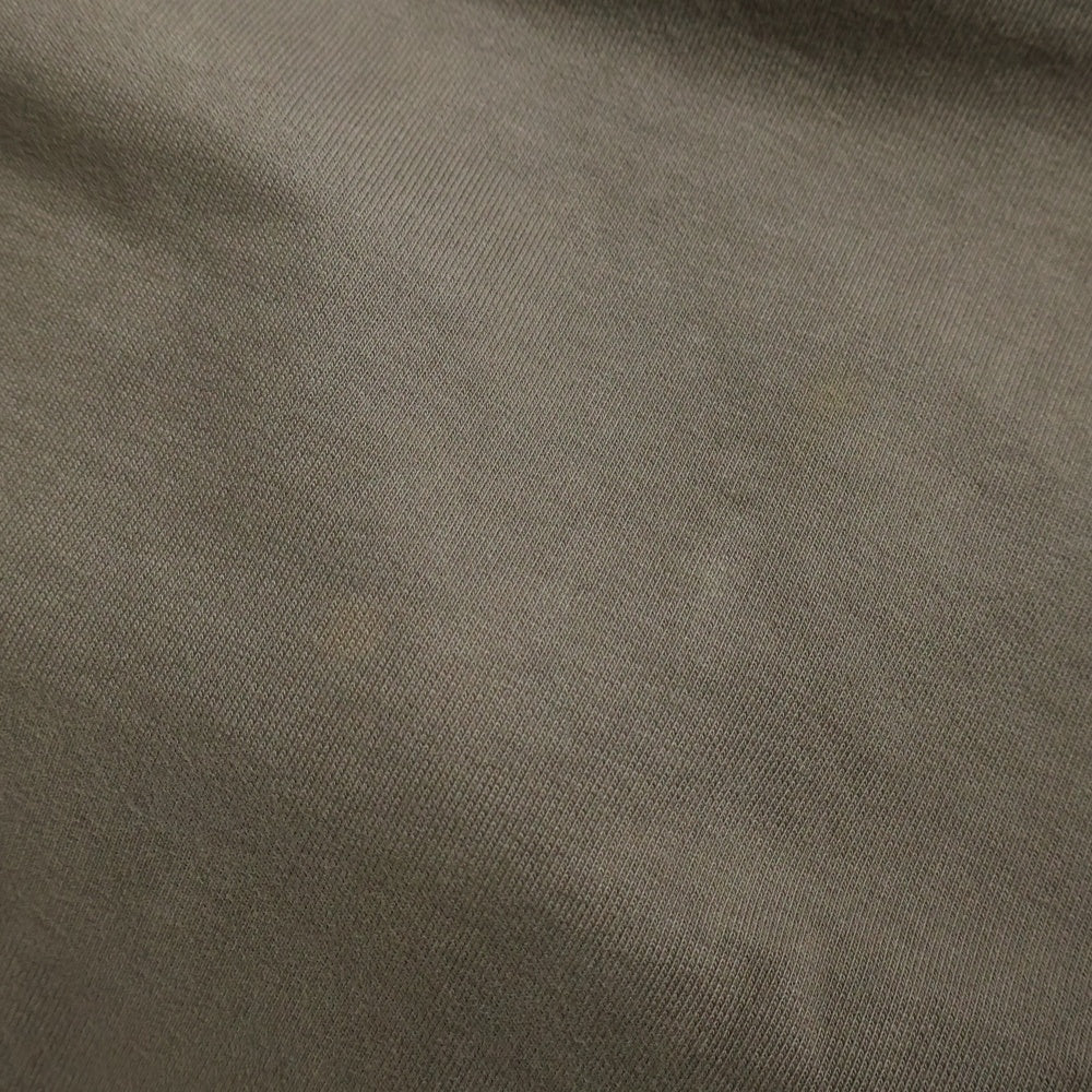 Maison Margiela 1 10(メゾンマルジェラ 1 10) 22AW Logo Crewneck 反転ロゴ刺繍 クルーネックスウェットトレーナー ブラウン S50GU0194