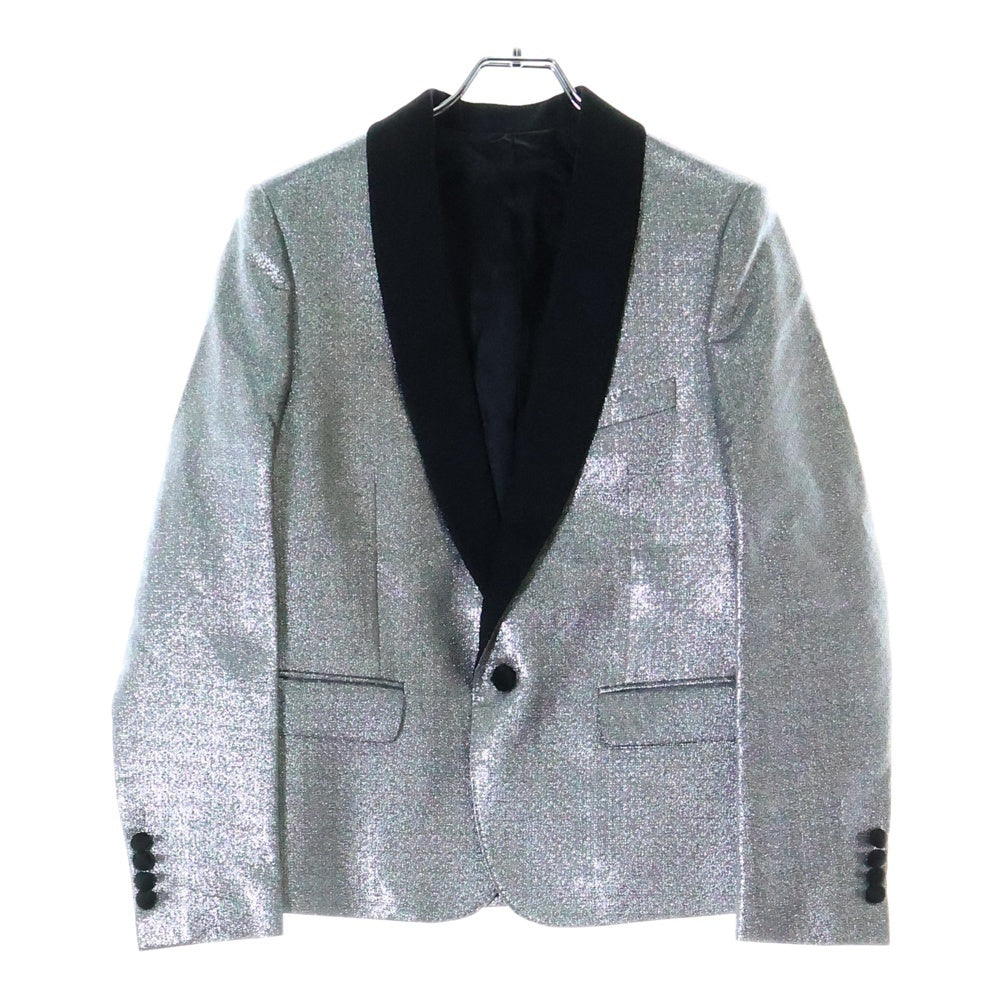 CELINE(セリーヌ) ショールカラータキシードジャケット シルバー 2V164016D
