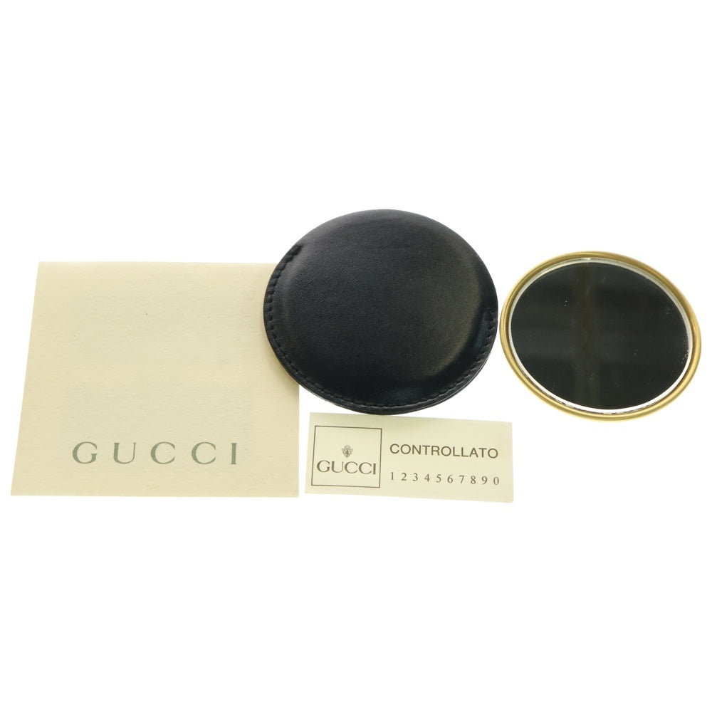 GUCCI(グッチ) オールドグッチ バンブー ハンドバッグ ミニバッグ ブラック ゴールド金具 レザー