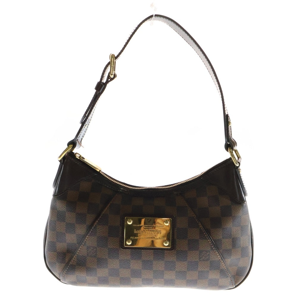 LOUIS VUITTON(ルイヴィトン) ダミエ テムズPM ハンドバッグ ワンショルダーバッグ ブラウン ゴールド金具 N48180
