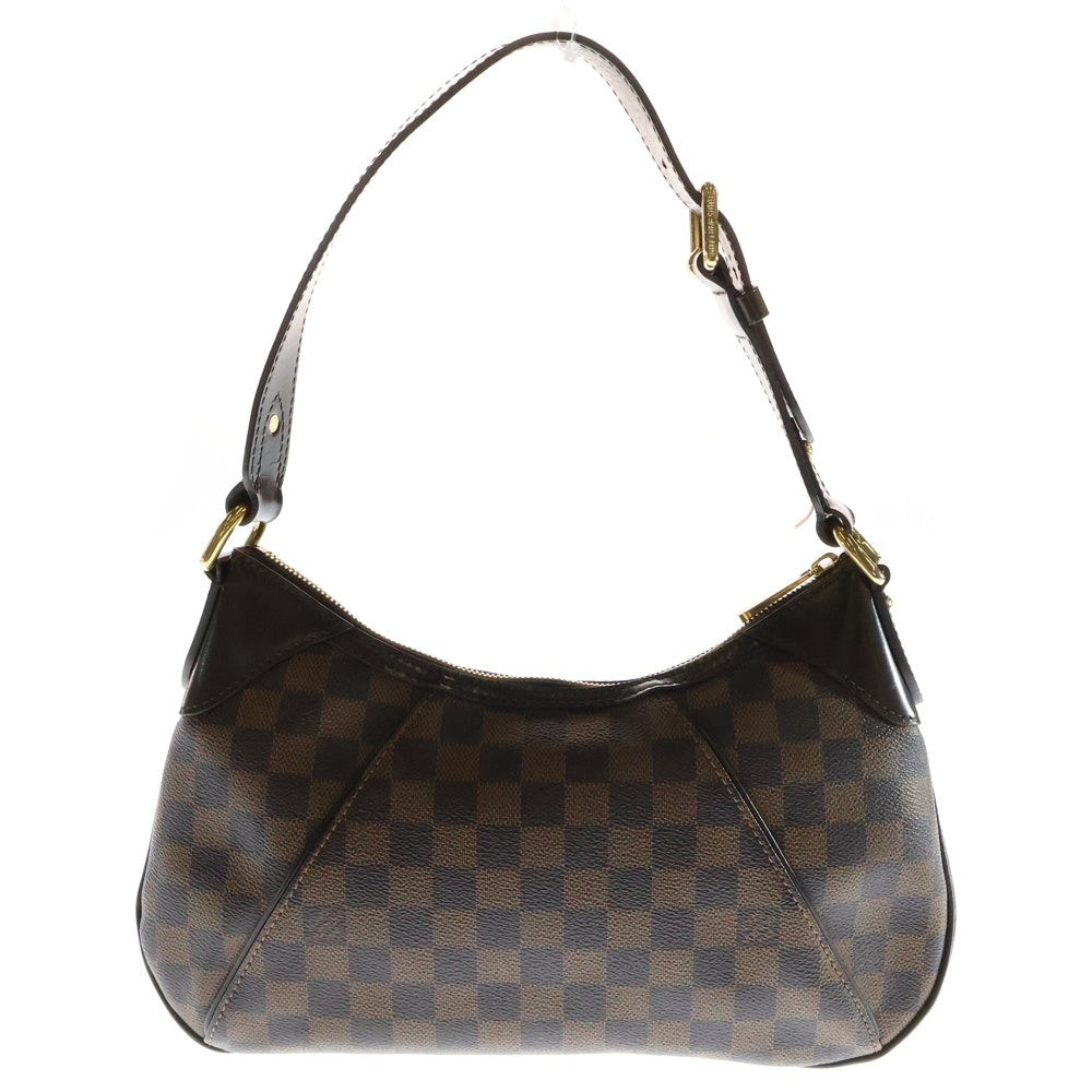 LOUIS VUITTON(ルイヴィトン) ダミエ テムズPM ハンドバッグ ワンショルダーバッグ ブラウン ゴールド金具 N48180